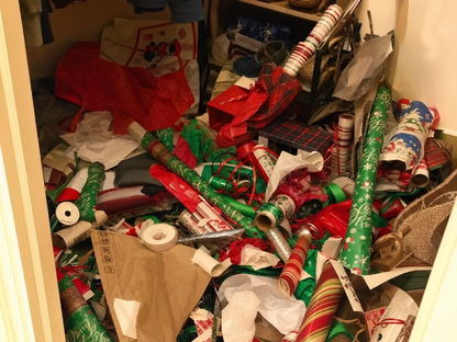 Homior™ Premium Tear-Proof Gift Wrap & Accessories Organizer